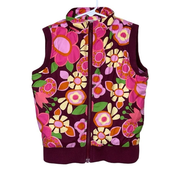 Hanna Andersson Floral Puffer Vest - Picture 1 of 5